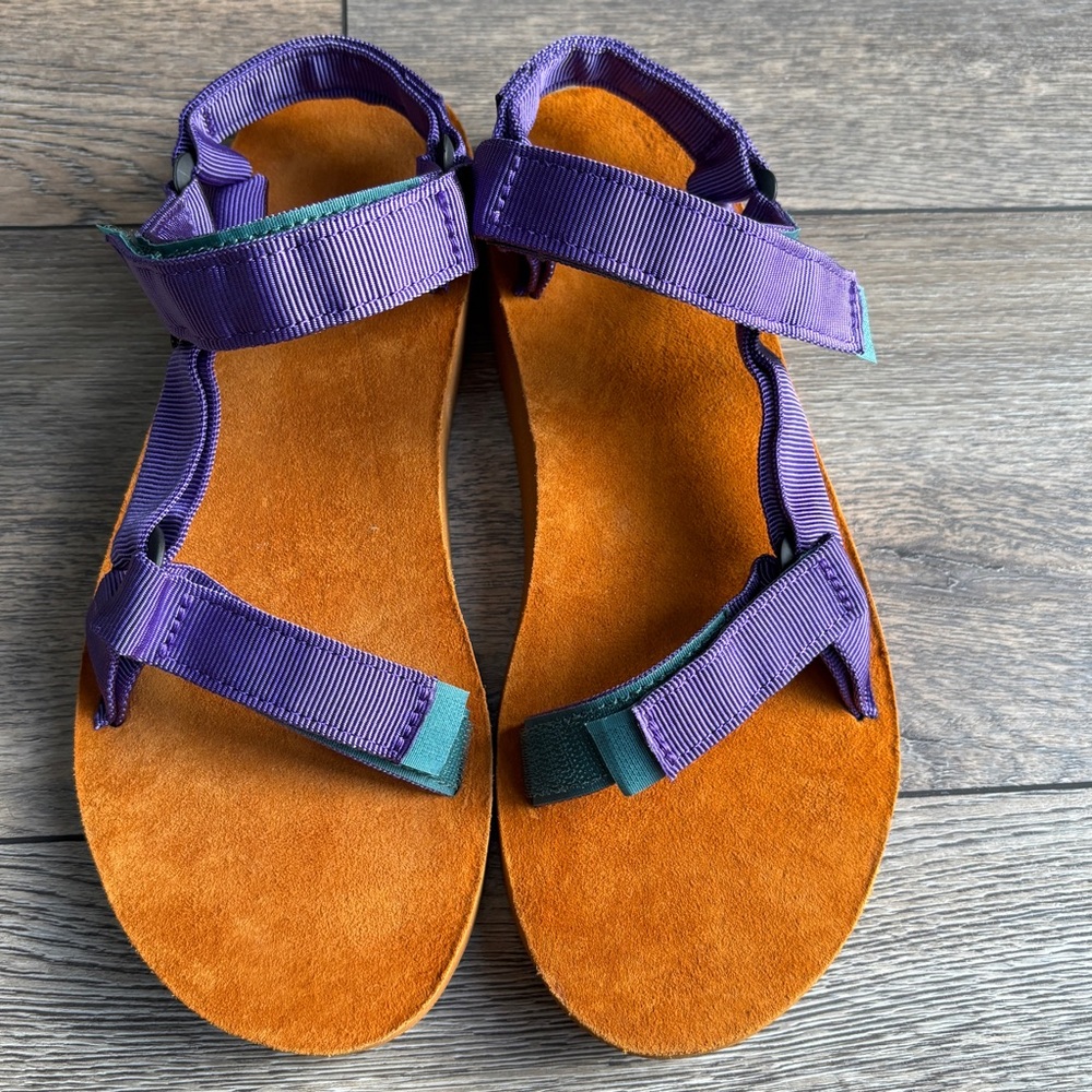 Teva Women’s Original Universal Backpack Sandals Adjustable Deep Purple Sz 9 - Picture 3 of 10